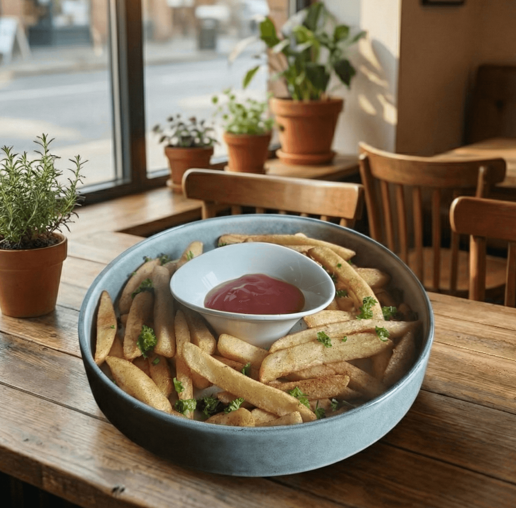 French Fries with Dip