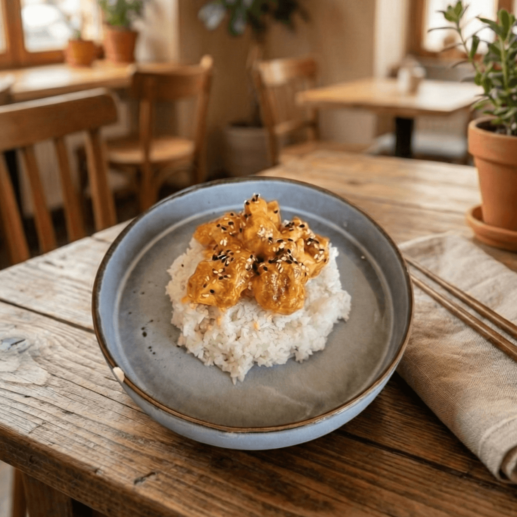 Kimchi Aioli Rice