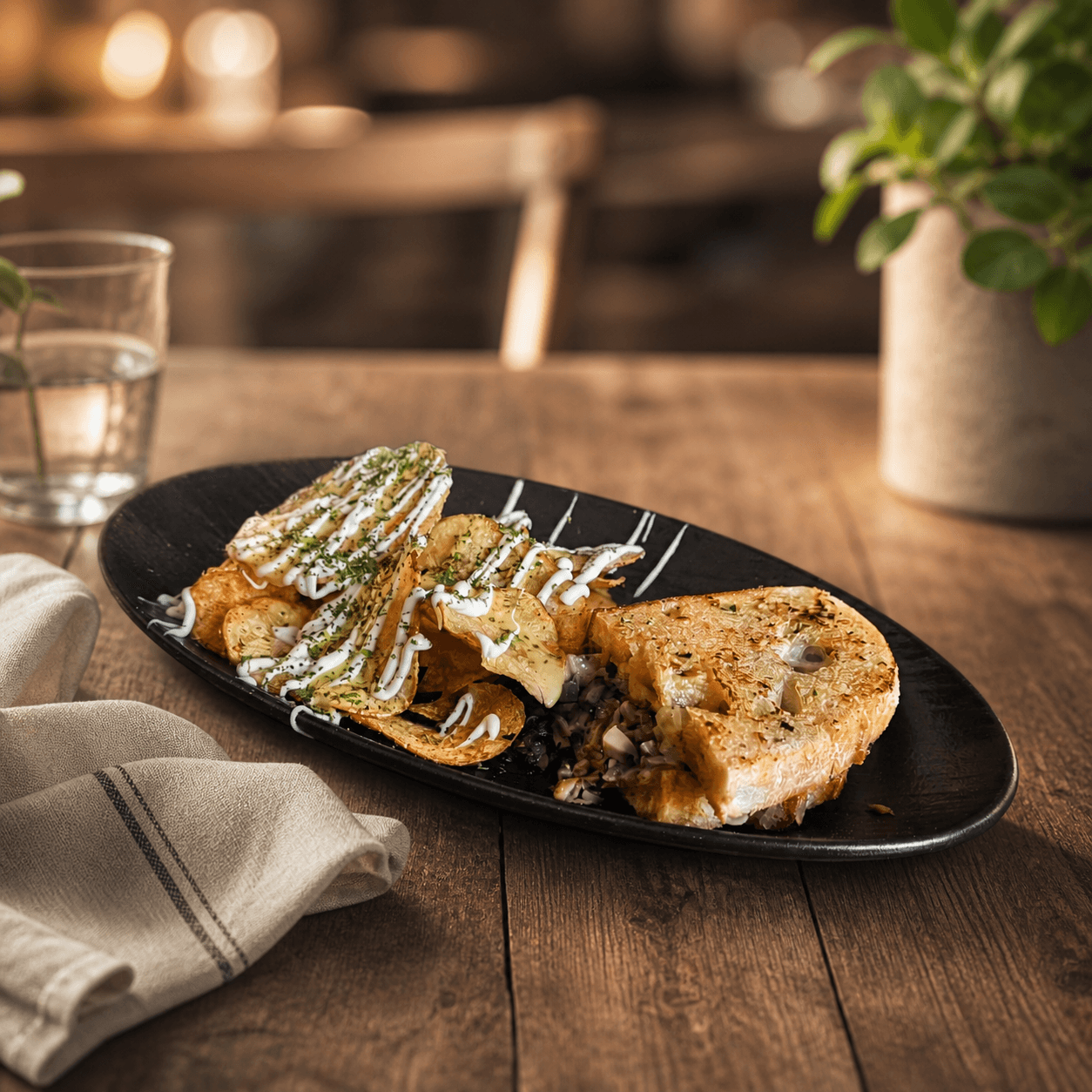 Mushroom Cheesmelt Sandwich