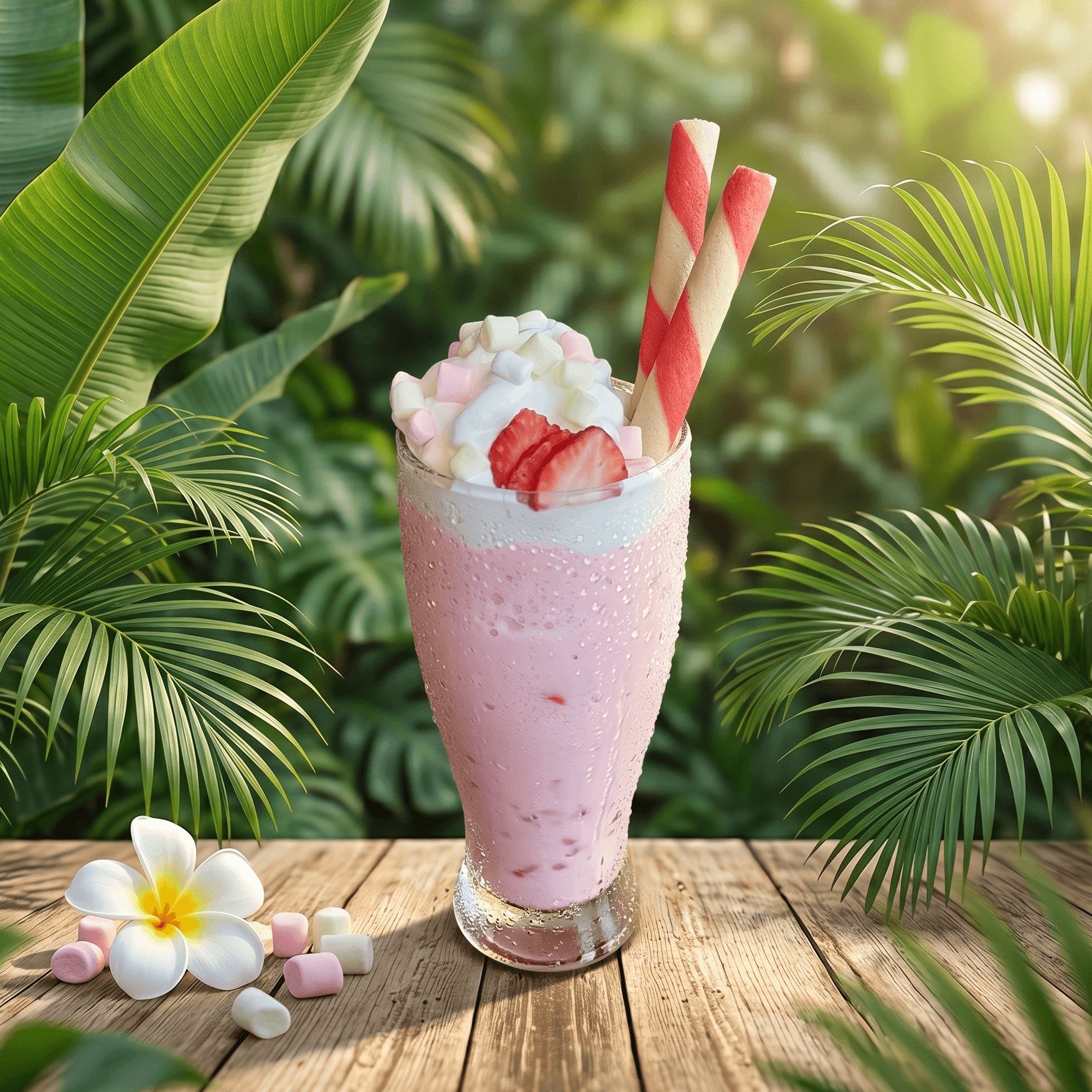 Strawberry Sago Milkshake