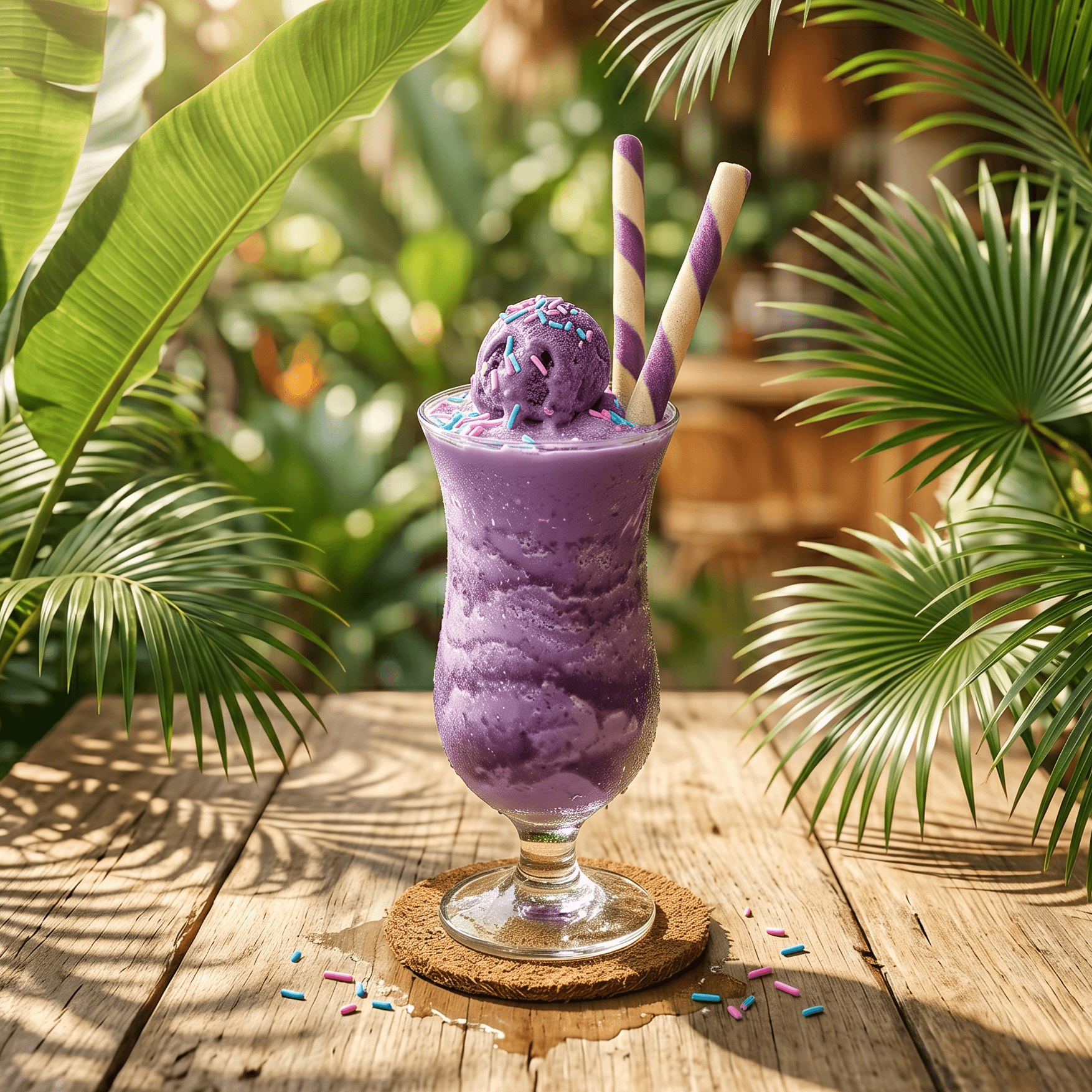 Ube Macapuno Milkshake