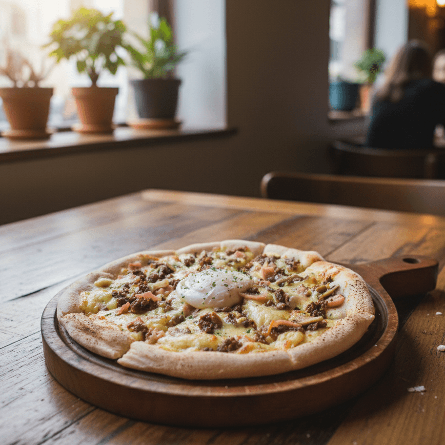 Carbonara Bulgogi Pizza